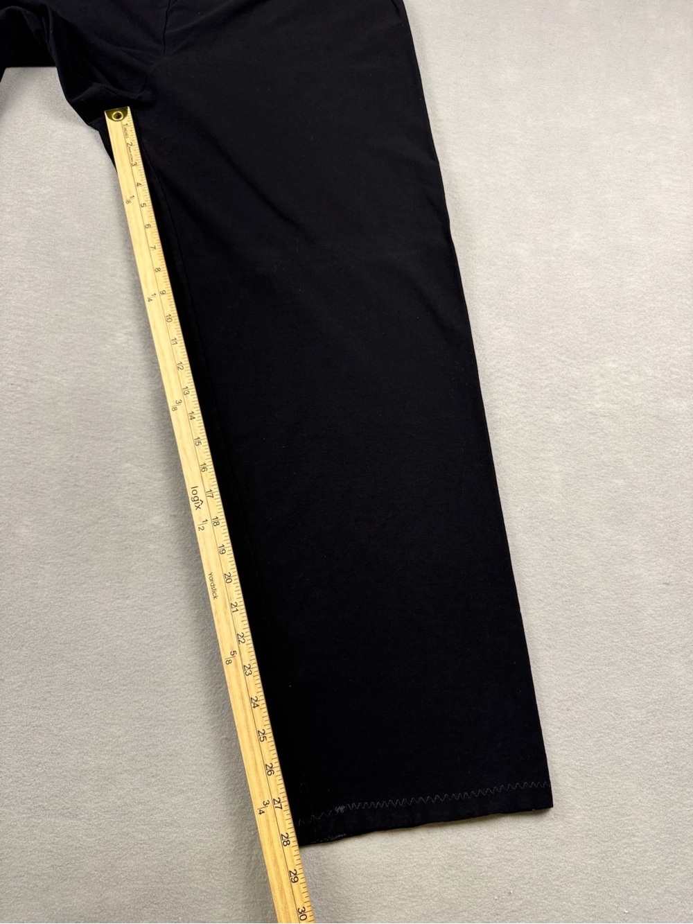 Eileen Fisher Woman’s Large Black Viscose Blend Stretch Pants Pull On Chic 34x28 - Picture 9 of 10